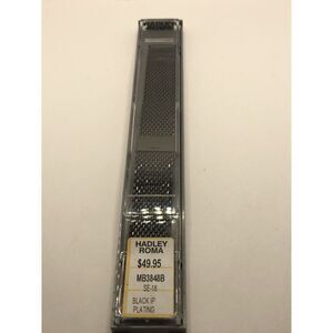 Hadley Roma Watch Band Replacement Black MB3848B In Box PY12